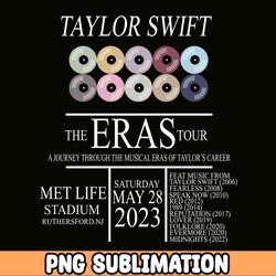 Swiftie The Eras Tour PNG File, Eras Tour Digital Download, Taylor Album Png, The Eras Tour 2023 PNG, Vintage The Eras