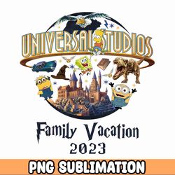 Universal Trip 2023 Png, Family Vacation 2023 Png, Magic Wizard Symbols Png, Magic Wizard Trip Png