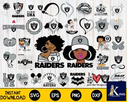 Las Vegas Raiders Bundle svg eps dxf png,Las Vegas Raiders Nfl svg, for Cricut, Silhouette, digital download, file cut