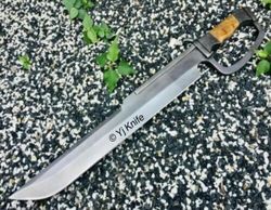 Custom Hand Forged, High Carbon Steel Functional Sword 23 inches, D Guard Sword, Swords Battle Ready, With Sheath