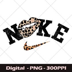 Vintage Kiss Swoosh Nike PNG, Leopar Just Do It Nike PNG, Baseball Nike Design, Retro Just Do It Nike, PNG Sublimation