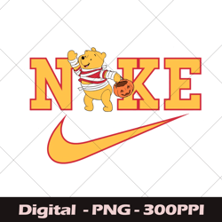 Funny Nike Pooh PNG, Retro Nike Winnie Pooh PNG, Nike Logo Pooh Tumbler Mug PNG For Cricut, College Design Nike Pooh PNG