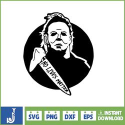 Michael Myers svg silhouette kit png halloween scary movie horror instant download (2)