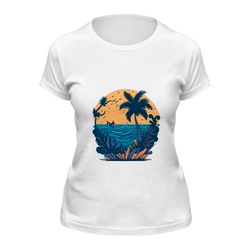 Digital file Atlantic Ocean for download. Digital design for printing on t shirts