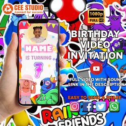Game Invitation, Gaming theme Birthday Video Invitation, Animated Invitations, Gaming Party, Kids Birthday Invite, card