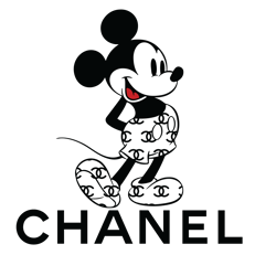 Chanel Mickey disney Fashion Svg, Mickey Chanel Logo Svg, Chanel Logo Svg, Fashion Logo Svg, File Cut Digital Download