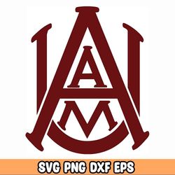 Alabama A & M SVG, University svg, Logo, Bulldogs SVG, HBCU, instant download - eps, png, svg, dxf Silhouette, Cricut