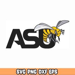 ASU svg - Custom Simplified Version - Easy Cut File Vinyl - HBCU SVG - Alabama State University - Graduate