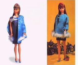 Barbie dress pattern in PDF Barbie coat pattern Barbie purse pattern doll dress, coat and purse Digital download PDF