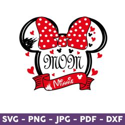 Mom Mouse Svg, Minnie Mouse Mom Svg, Mom Svg, Mother's Day Svg, Disney Mother Day Svg, Mother Day Svg - Download