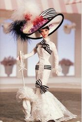 Barbie umbrella pattern Barbie doll victorian hat pattern Boho dress Sewing for doll Vintage Retro Digital download PDF