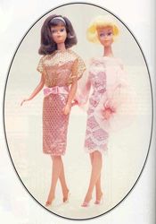 barbie overdress underdress pattern in pdf barbie doll clothes pattern doll dress pattern digital download pdf