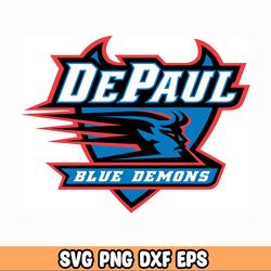 DePaul University Chicago Sticker - Blue Demons SVG files