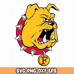 Fresno State Bulldog Face SVG - Football - Digital Download