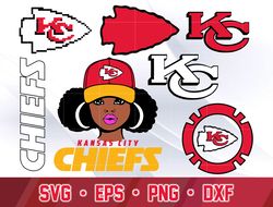 Kansas City Chiefs Bundle svg, Mega Kansas City Chiefs Nfl, for Cricut, Silhouette, digital, file cut