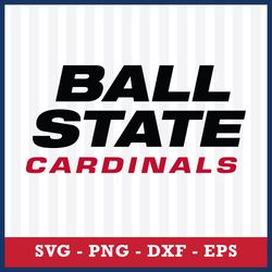 Logo Ball State Cardinals 1 Svg, NCAA Svg, Sport Svg, Png Dxf Eps File