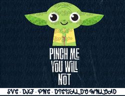 Star Wars Yoda Pinch Me You Will Not St. Patrick's Day  Digital Prints, Digital Download, Sublimation Designs, Sublimati