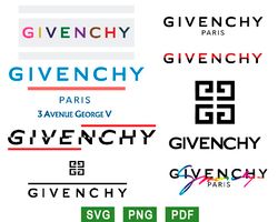 givenchy logo svg, givenchy font svg, fashion brand svg png