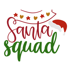 Santa squad, Mega Christmas svg,Santa,Holiday,Funny Christmas Shirt,Cut  File Cricut