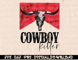 Western Cowgirl vintage Punchy Cowboy Killers bull horn  Digital Prints, Digital Download, Sublimation Designs, Sublimat