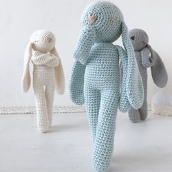 pattern crochet bunny amigurumi toys - digital pattern PDF