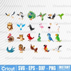 Cute Bird Svg Bundle,Bird svg,Bird on a branch Svg clipart vector png eps jpeg stencil file cut file for cricut vinyl