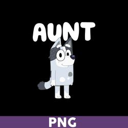 Bluey Aunt Png, Bluey Png, Bluey Dog Png,  Bluey Family Png, Cartoon Png, Download File