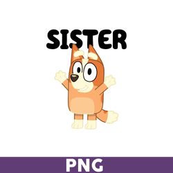 Bluey Sister Png, Bluey Png, Bingo Png, Bluey Dog Png,  Bluey Family Png, Cartoon Png - Download File