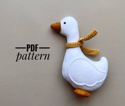DIY Goose ornaments pattern Goose   patterns felt PDF