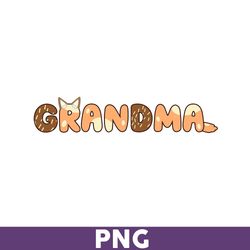 Bingo Grandma Png, Grandma Png, Bluey Png, Bingo Png, Bluey Dog Png, Bluey Family Png, Cartoon Png - Download File