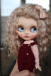 Sold Blythe custom doll Blythe ooak Blythe doll Blythe collector Blythe with natural hair