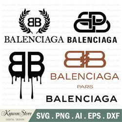 BB Balenciaga Svg, Balenciaga Logo Svg, Brand Logo, Fashion Logo, Logo Bundle Svg File