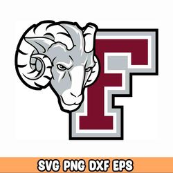 Fordham University Rams SVGs PNGs DXF ESPS Logo Pack Bundle