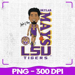 Skylar Mays LSU Tigers PNG, Basketball png, Sport PNG, NCAA png, Sublimation, PNG Files, Sublimation PNG, PNG