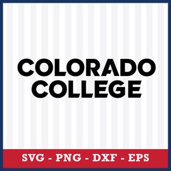 Logo Colorado College Tigers 1 Svg, NCAA Svg, Sport Svg, Png Dxf Eps File