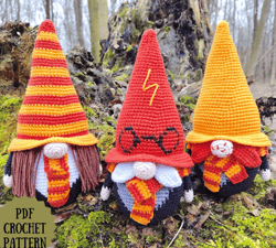 Gnomes Harry, Ron and Hermione, Set 3 in 1