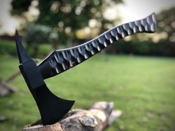 Mighty Weapon of the Norse: Custom Handmade Tomahawk - Bearded Axe, Best Birthday Gift for Him