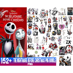 The Nightmare Before Christmas, PNG Digital Download