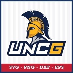 Logo UNC Greensboro Spartans 6 Svg, NCAA Svg, Sport Svg, Png Dxf Eps File