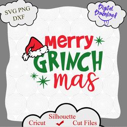 Merry christmas with Grinch svg, Merry Grinchmas svg, Grinch gift svg, grinch christmas shirt, grinch shirt, grinch quot