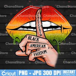 African American Juneteenth Lips Png File, Juneteenth, Black Lives Matter, Sublimation, Digital download