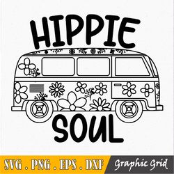Hippe Soul svg, Mom Life png, Hippie Vibes, Retro, Boho Mom, Vintage Mom PNG, SVG Digital Download, Cricut