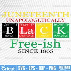 Free-ish Since 1865 svg, Unapologetically Black svg, Juneteenth Shirt svg,black history month,black history shirt