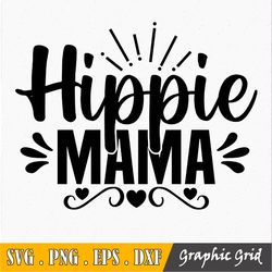 Hippies mama Svg, Hippie Mama Png, Clipart Png, Boho Png