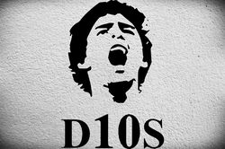 Diego Maradona, Dios, 10, Football Stars, Football Sports, Wall Sticker Vinyl Decal Mural Art Decor