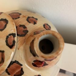 CHEETAH Teapot Animal Leopard - GB Retailers Ohio Pottery Hand Painted