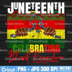 Juneteenth Emancipation Day Vintage Cool Melanin Black Pride Png Sublimation Juneteenth Flag BLM History Month African