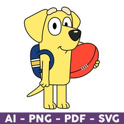 Lucky Bluey Svg, Lucky Dog Svg, Bluey Svg, Dog Svg, Bluey Dog Svg, Cartoon Svg - Download File