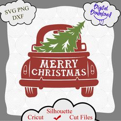 Christmas truck svg, Christmas truck back svg, Christmas svg, tree svg, truck svg,dxf, jpeg, png, cutting files, tee png