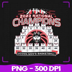 Connecticut Huskies PNG, National Champs 2023 PNG, Basketball PNG, Sublimation, PNG Files, Sublimation PNG, PNG